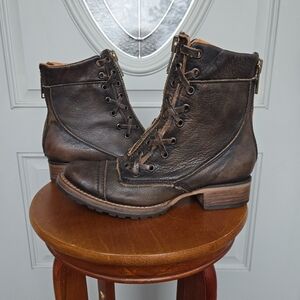 Freebird By Steven Leather Ankle Boots